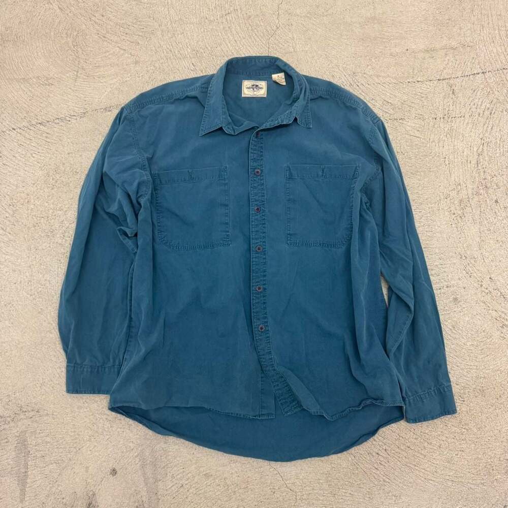 International Rough Cut Vintage Boho Western Button Up Shirt